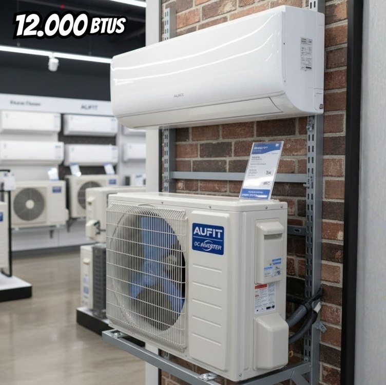 PREÇÃOOOO 😲 Ar Condicionado Inverter MAIS ECONÔMICO 😍 AUFIT DE 12.000 Btus 🥶❄️